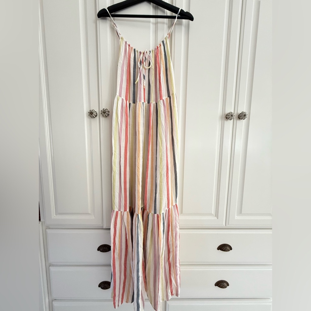 Old Navy Rainbow Striped Sundress
